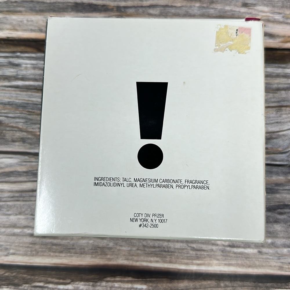 Exclamation! by Coty Vintage Sealed Dusting Powder with Puff 4.0 oz​ - Picture 3 of 8